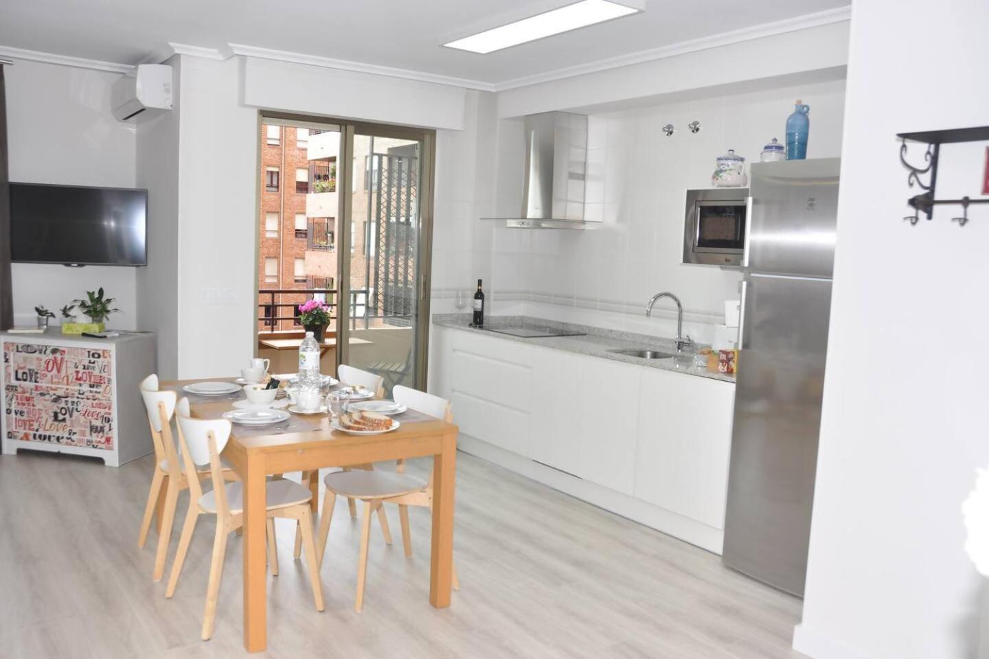 Apartamento La Estambrera II con Wifi y Aire Acondicionado Logroño Exterior foto