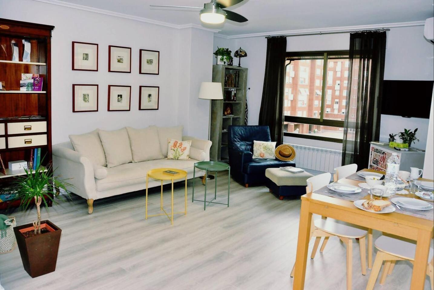 Apartamento La Estambrera II con Wifi y Aire Acondicionado Logroño Exterior foto