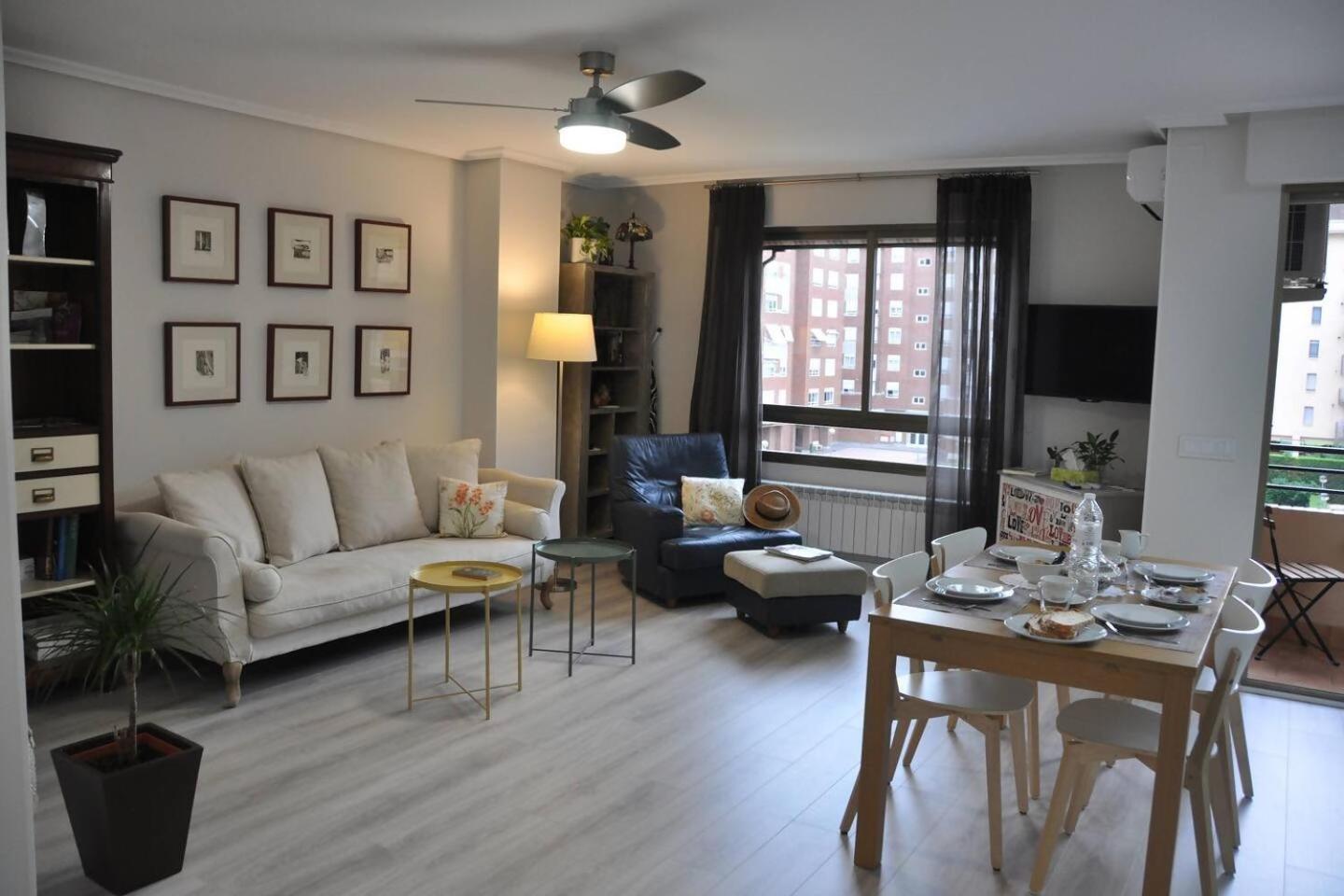 Apartamento La Estambrera II con Wifi y Aire Acondicionado Logroño Exterior foto